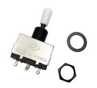 Professional Tone Control Selector, 3 Positions, Metal ABS Texture, Simple Installation, User-Friendly Guitar Toggle Switches