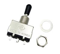 Professional Tone Control Selector, 3 Positions, Metal ABS Texture, Simple Installation, User-Friendly Guitar Toggle Switches