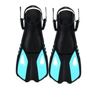 Professional Training Fins for For snorkeling, Lightweight and Adjustable Design, Perfect for Swimming Techniques (S/M green )