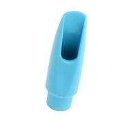 Professional Translucent Alto Sax Mouthpiece | Plastic Replacement Parts | Fast Performance & High Baffle Design | for Saxophonists - Sky Blue