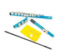 Professional Transverse Flute 16-hole Closed-hole C Key Flute Copper-Nickel Keys Plus E Key Flute With Accessories