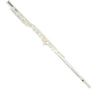 Professional Transverse Flute 17-key Open Hole C Tone White Copper Silver-plated Tube Body Sterling Silver Mouthpiece Flute Instrument With Box