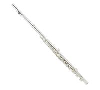 Professional Transverse Flute Open And Closed Holes C Tone Flute 16 Keys Silver Plated Surface Flute With Box And Stand