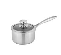 Professional Tri-Ply Titanium Cookware, 18cm Saucepan, Melting Chocolate, Simmering sauces, reheating Milk.