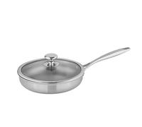 Professional Tri-Ply Titanium Cookware, 28cm Frying Pan, Searing Steaks, Frying Eggs, Pancake Flipping.