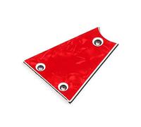 Professional Triangular Cover 3 Holes Metal Guitar Adjustment Rod Covers Electric Guitar Bass Replacement Parts Triangular Cover Maintenance