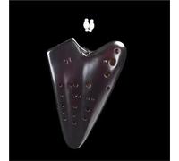 Professional Triple Ocarina Alto C AC Smoked Ceramic Ocarinas Traditional Instruments Gifts