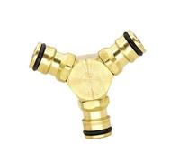 Professional Triple Outlet Brass Plumbing Adapter Fast Connector Design Water Distribution For Garden Vehicle Cleaning Brass Quick Connect Car Wash Hose Adapter