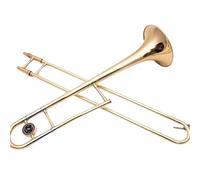 Professional Trombone Alto Trombone Instrument For Beginners B Flat Key Hand Held Brass Gilded