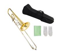 Professional Trombone B Flat Tenor Trombone White Brass Harpsichord Beginners Exam Band Performance