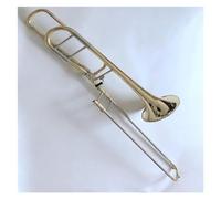 Professional Trombone Bb/F Tone Tenor Trombone Phosphor Bronze Lacquered Gold Trombone With Accessories