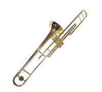 Professional Trombone Bb Piston Cupronickel With Nickel Plated Trombone Yellow Brass Body Lacquer Finish With Case