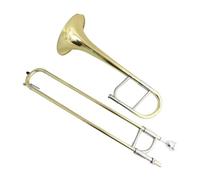 Professional Trombone Eb Alto Trombone Musical Instruments Yellow Brass Body Lacquer With Case Mouthpiece(Silver plated)