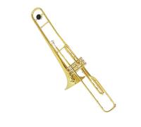 Professional Trombone Instrument C-key Trombone Lacquered Gold Brass Bow Trombone Stage Performance Gold