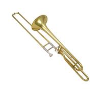Professional Trombone Instrument Popular Transposing Trombone B Flat F Key Lacquered Gold Nickel Plated Brass