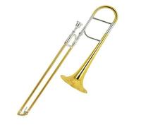 Professional Trombone Student Gold Lacquer Eb Tone Alto Trombone Brass Body Trombone With Case And Mouthpiece