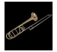 Professional Trombone Tenor Change Pitch Trombone Student Beginner Gold Copper Bell Mouth Bb/F Tone Trombone With Case