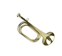 Professional Trumpet Band Trumpet Brass C Major And Minor Lacquer Gold Craft(Size:Small step number)