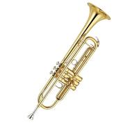 Professional Trumpet Bb Trumpet B Flat Brass Silver Plated Professional Trumpet Musical Instruments With Leather Case Phosphorus Copper(Color:Gold)