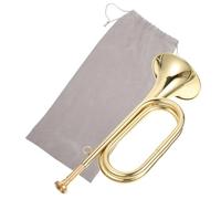 Professional Trumpet Brass Bugle Call Trumpet Brass Cavalry Horn With Mouthpiece For School Band Cavalry BrassIt Is Easy To Carry