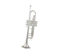 Professional Trumpet In B Flat Key Beginner Trumpet | Silver plated Brass with Case