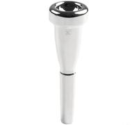 Professional Trumpet Mouthpiece 3C 7C Gold Silver Plated Brass Alloy for Bach Students for jazz Players Intermediate Advanced Musicians Precise Fit 8.5cm(Silver 3C)