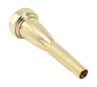 Professional Trumpet Mouthpiece 3C Gold Plated Copper Alloy for Bach Style Horns Beginner Practice Parts 8.5cm(Gold 7C)