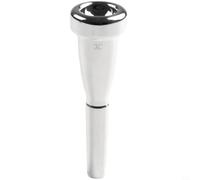 Professional Trumpet Mouthpiece 3C Gold Plated Copper Alloy for Bach Style Horns Beginner Practice Parts 8.5cm(Silver 3C)