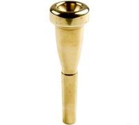 Professional Trumpet Mouthpiece 3C Gold Plated Copper Alloy for Bach Style Horns Beginner Practice Parts 8.5cm(Gold 3C)