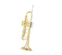 Professional Trumpet Set Beginner Trumpet | B-flat Triad(Étui en cuir)
