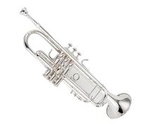 Professional Trumpet Silver Trumpet Pipe Flat Instrument Brass