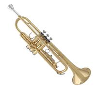 Professional Trumpet Trumpet Instrument In B Flat, Wind Band, Drum And Bugle Corps, Brass Paint Gold