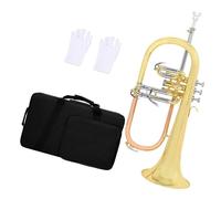 Professional trumpet with clear sound and handmade brass construction, suitable for musicians and student gift gold wind instruments