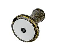 Professional Turkish Darbuka Drum 44 cm - Hand Engraved Erzincan Design, Cast Aluminium Goblet Drum, 8 Lug Tunable Doumbek with Carry Bag