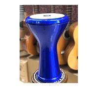 Professional Turkish Darbuka Drum 44 cm - Hand Engraved Erzincan Design, Cast Aluminium Goblet Drum, 8 Lug Tunable Doumbek with Carry Bag