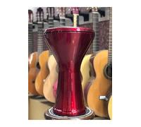 Professional Turkish Darbuka Drum 44 cm - Hand Engraved Erzincan Design, Cast Aluminium Goblet Drum, 8 Lug Tunable Doumbek with Carry Bag