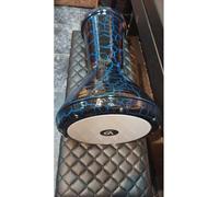 Professional Turkish Darbuka Drum 44 cm - Hand Engraved Erzincan Design, Cast Aluminium Goblet Drum, 8 Lug Tunable Doumbek with Carry Bag