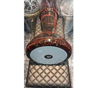 Professional Turkish Darbuka Drum 44 cm - Hand Engraved Erzincan Design, Cast Aluminium Goblet Drum, 8 Lug Tunable Doumbek with Carry Bag