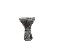 Professional Turkish Darbuka Drum 44 cm - Hand Engraved Erzincan Design, Cast Aluminium Goblet Drum, 8 Lug Tunable Doumbek with Carry Bag