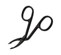 Professional Tweezers with Scissors Handle, Stainless Steel Eyebrow Scissors for Eyebrows, Curved Eyebrow Tweezers Handle Tweezers Clip Facial Hair Plucker Eyebrow Remover for Women