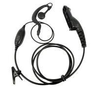 Professional Two Way Radio Headsets Antislip Ear Hook Soft Connection Cord Wide Device Compatibility Fit For P8268 P8668 Noise Canceling Earpiece