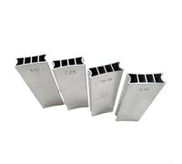 Professional Two-Way Radius Sanding Block for Fret Dressing Guitar Fingerboard Polishing Tool Silver(10 14)