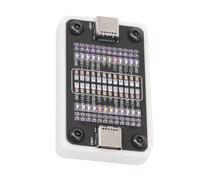 Professional Type C Charging Line Analyzers 12 LED Groups For Precise Fault Location Rechargeable Battery Operated Pocket Sized Cable Checker