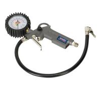 Professional Tyre Air Inflator With Dial Gauge And Clip-On Connector For Accurate Inflation