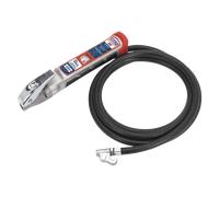 Sealey Prof Tyre Inflator With 2.5M Hose & Clip-on Connector