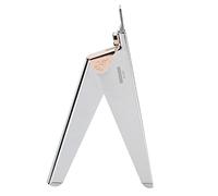 Professional U Shape Nail Art Clipper Scissors Manicure False Nail Tip Cutter Stainless Steel Ergonomic Design for Acrylic Gel Artificial Nails 12cm 7cm