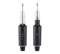 Professional Uhf Wireless Xlr Microphone System Rechargeable Transmitter Receiver Set Long Range Stable Connection 48V Phantom Power Support For Live Shows Studio Recording