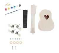 Professional Uke 21/23 Inch Wood Ukulele DIY Kit Rosewood Basswood ABS Fingerboard Hawaii Guitar For Handwork Painting(E 21)