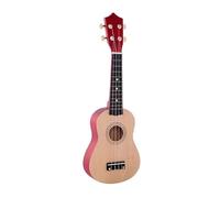 Professional Uke 21 Inch Treble Ukulele Beginners Hawaii Four String Guitar + String + Pick Music Instrument(Wood,B)