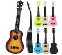Professional Uke 21inch Basswood Ukulele Beginner And Adult Mini Guitar Instrument(White)